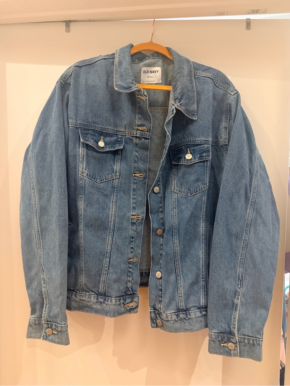 Old Navy Women’s Light Blue Denim Jacket XXL Tall